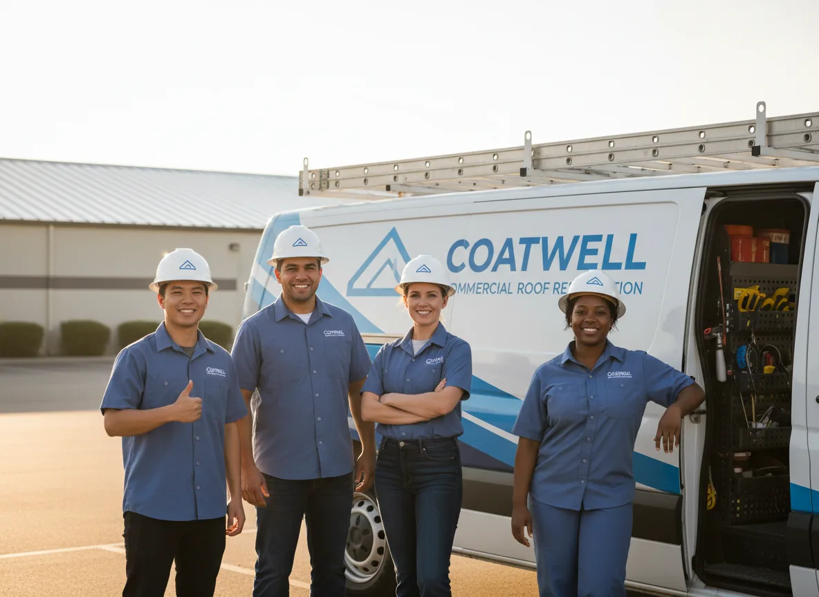 Commercial roof coating company in New Blaine, AR